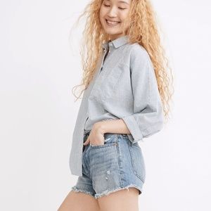 Madewell Relaxed Denim Shorts in Renfield Wash (sz 27)
